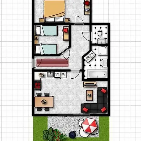 Apartment Haus Düne 13 *